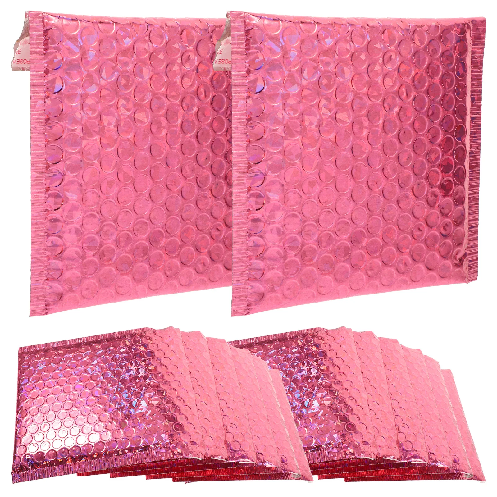 Sacs d'emballage portables 20 pièces, sacs d'expédition multifonctions pour courrier de courte et longue Distance, enveloppes à bulles 6x10