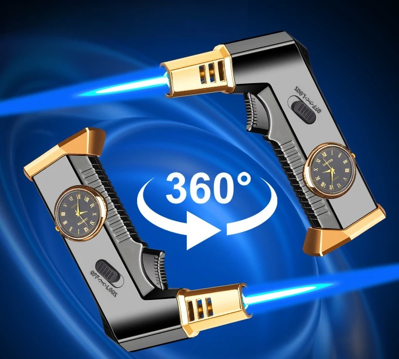 

New High-temperature Direct-fired Gun Igniter Outdoor BBQ Home Baking Multi-functional Windproof Cigar Accessory Gift