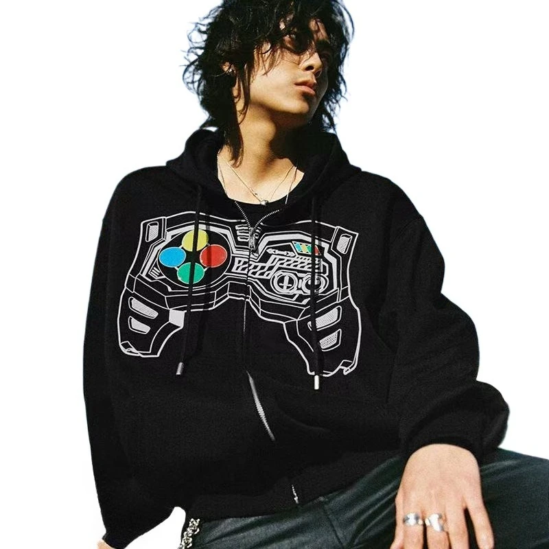 سترة كامين رايدر المشتركة الأصلية Exeter سترة بغطاء للرأس بسحاب، سترة بقلنسوة #1