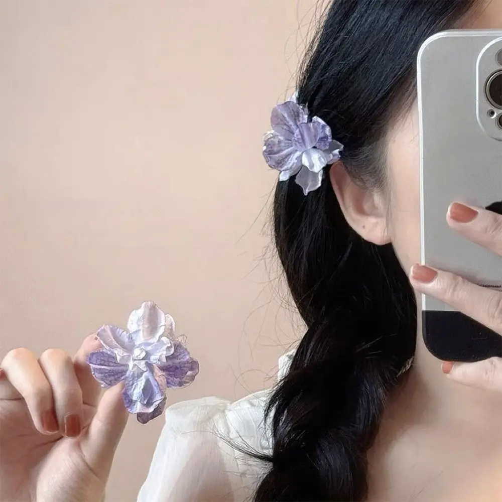 Headwear Dried Flower Grab Clip Side Bangs Clip Hair Accessories Artificial Flower Clips Romantic Bangs Hair Clip