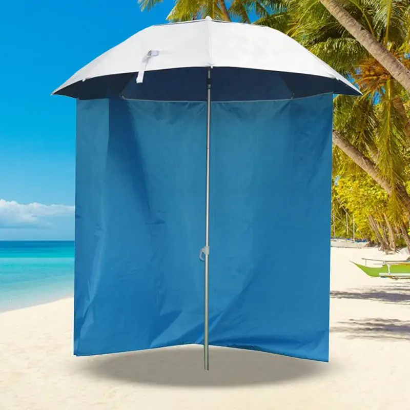 Pano de pesca impermeável surround guarda-chuva de piscina, sol e chuva, tenda surround, design de meia circunferência