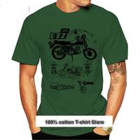 Camisetas Harajuku para hombre, ropa de marca de Fitness, ETZ MZ, DDR, Kult, Fun Motorrad Biker, MC, Ostalgie Zone, Shir, 250