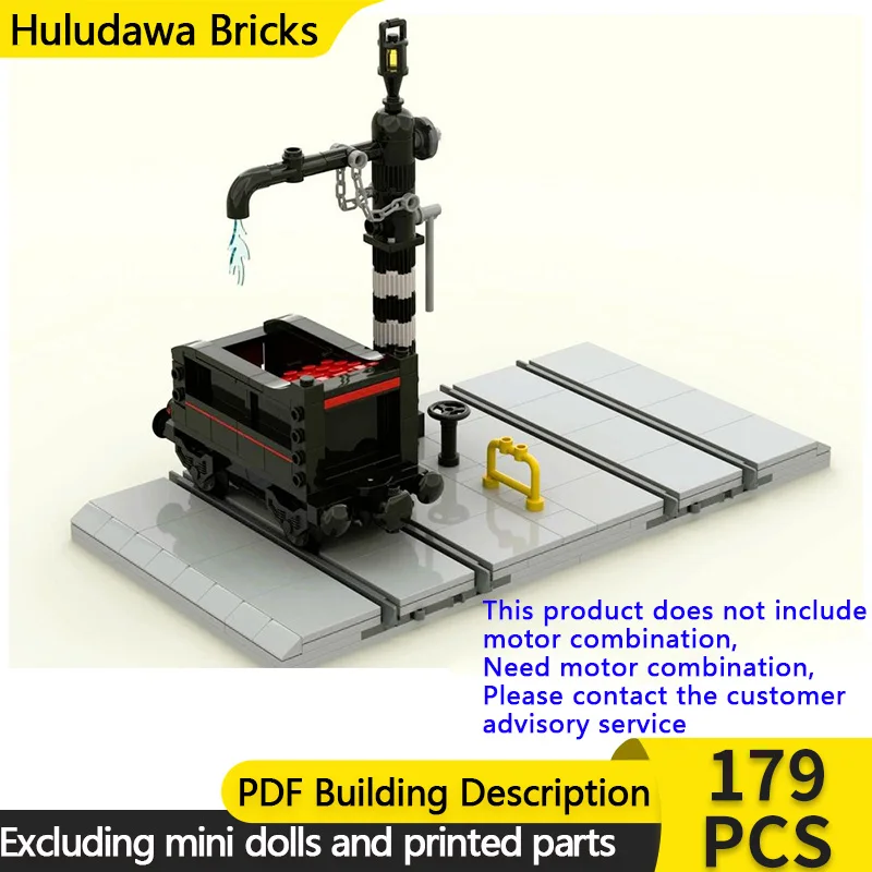 

Модель городской улицы MOC: Набор строительных блоков для железнодорожного транспорта, модульная технология, детские праздничные подарки, игрушки для сборки