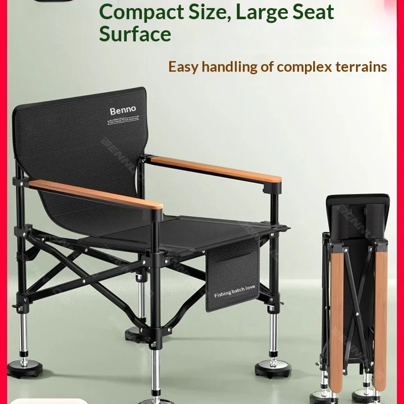 

Foldable Ultralight Fishing Chair All Terrain Portable Seat Fishing Stool for Angling Outdoors Camp Chair Fishing Foldable Chair