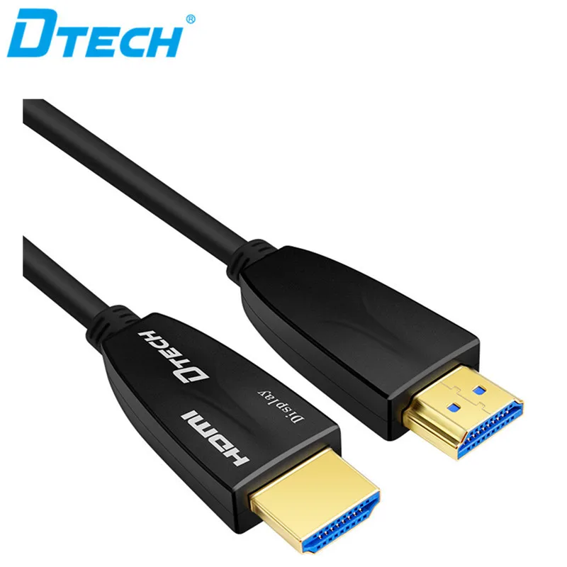 DTECH الساخن بيع 2 متر 5 متر 10 متر 15 متر 20 متر 25 متر 50 متر 100 متر 1080p 4k hdmi كابل 2.0 HDMI كابل الألياف ثلاثية الأبعاد للتلفزيون الكمبيوتر