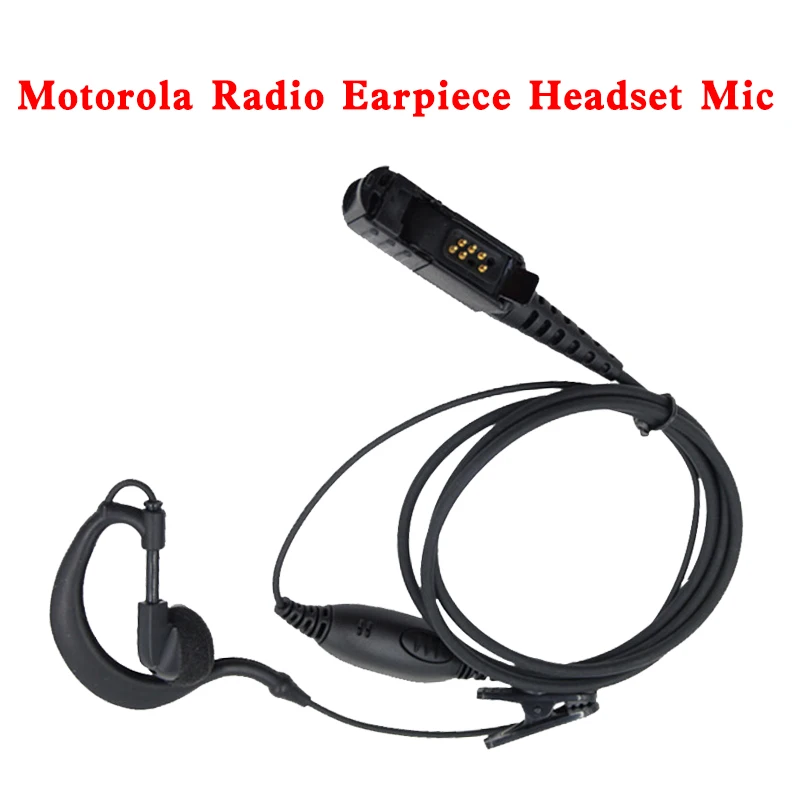 Headset Earpiece For Motorola Xir P6600 P6620 XPR3300 XPR3500 MTP3100 MTP3150 MTP3250 DP2000 DEP550 Walkie Talkie Two Way Radio