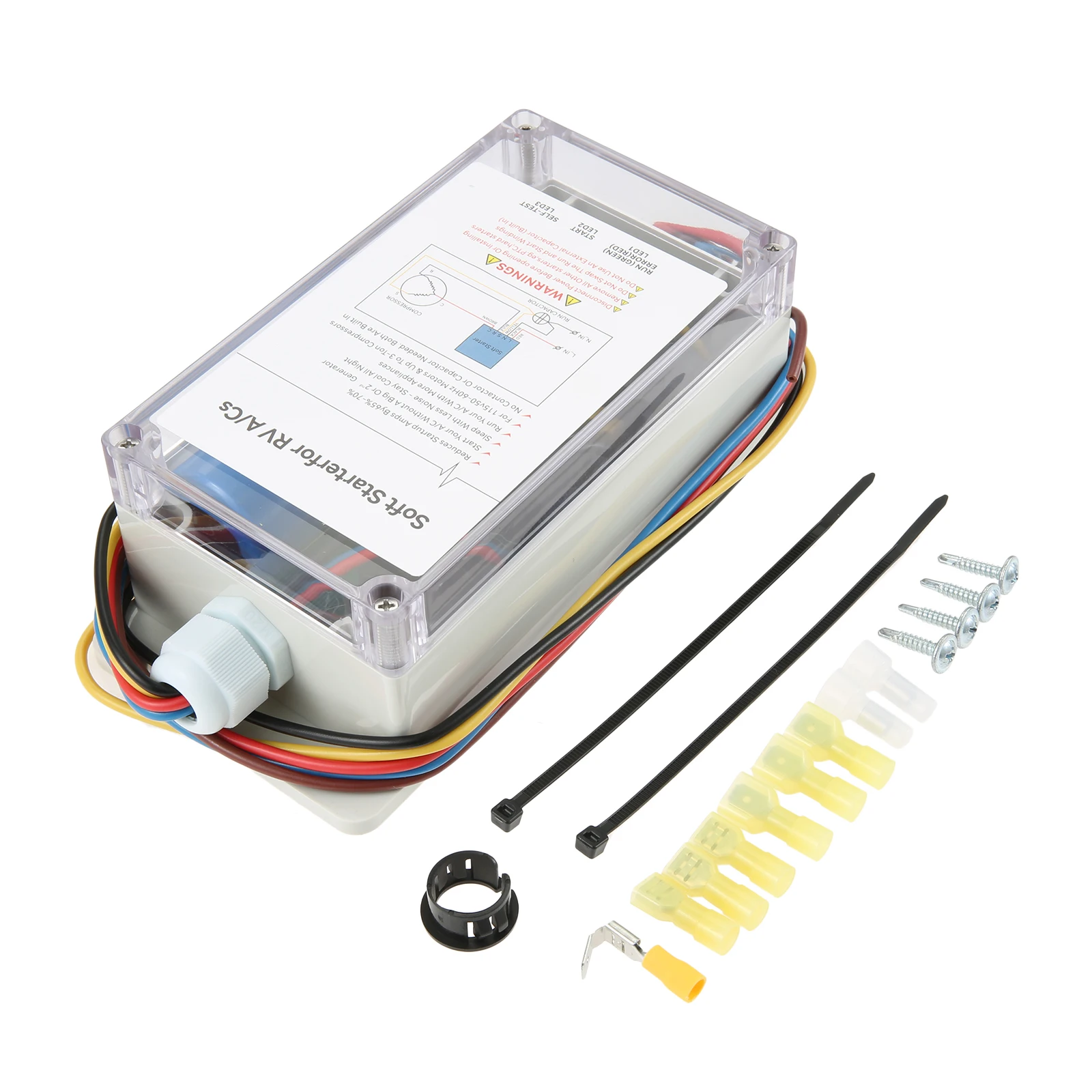 1Pc Soft Start for RV A/C Air Conditioner Modification Module A/C Compressor For Camper Accessories Van Trailer Quiet Operation