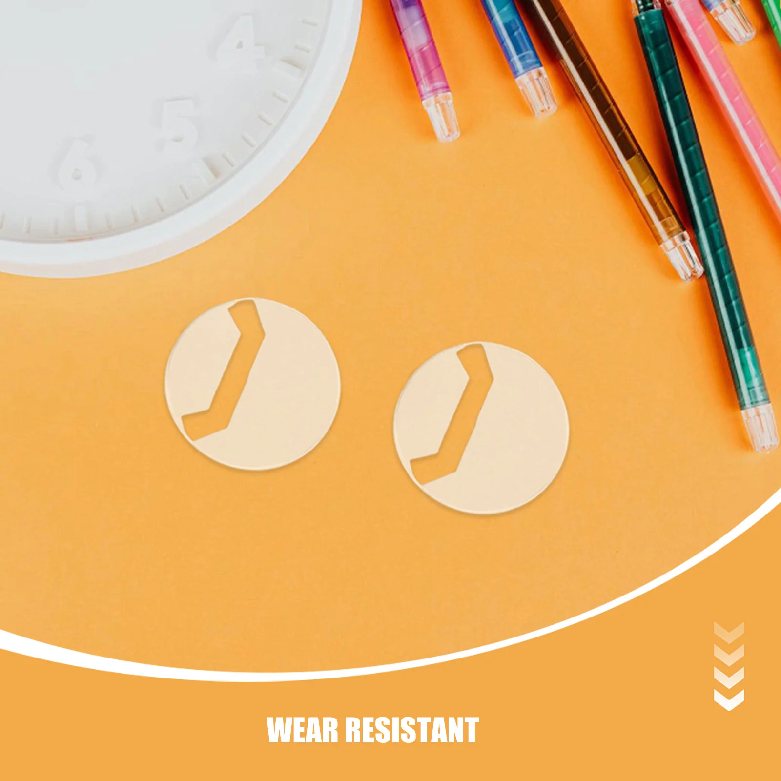 100Pcs Clear Plastic Badge Protector 63Mm Round Transparent Cover for Pin Buttons Scratch Resistant Lightweight Organizer