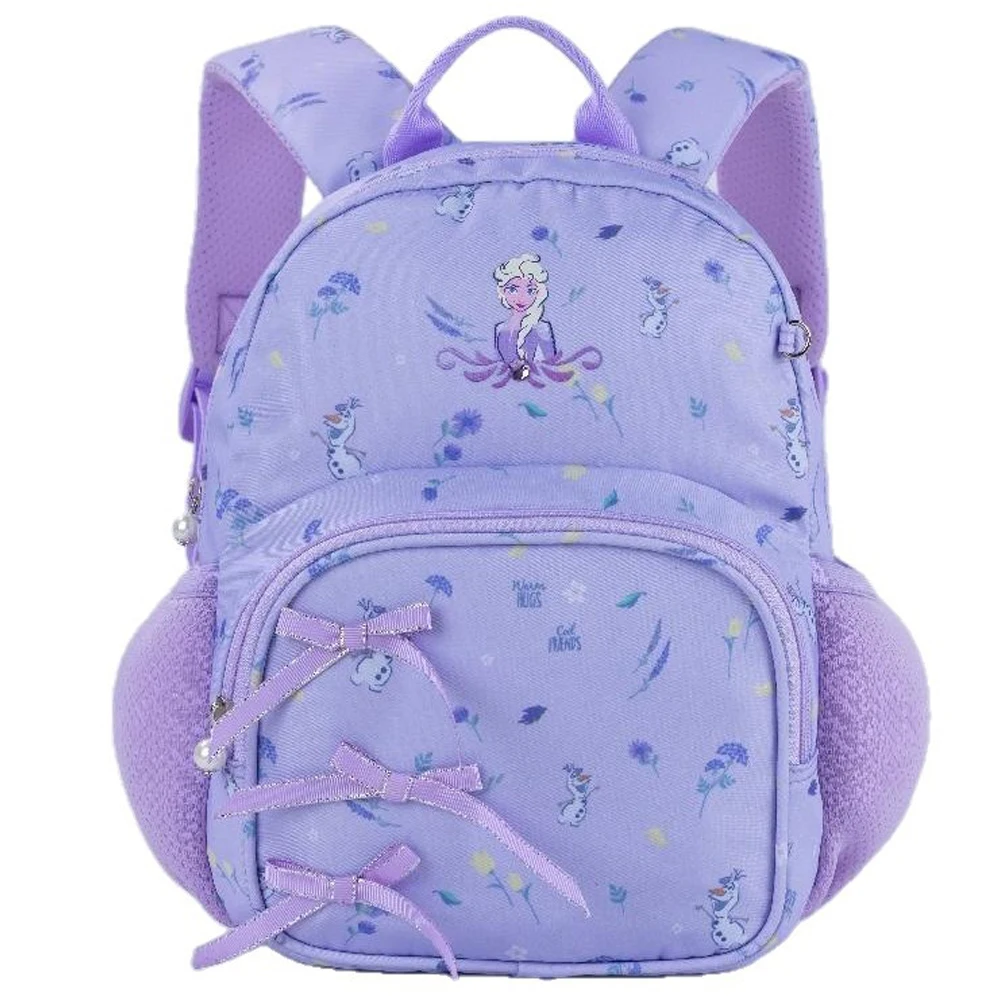 

New Fashion Cartoon Kindergarten Kids Backpacks Elsa Princess Cute Bow Creative Design Comfortable and Lightweight Student Bags