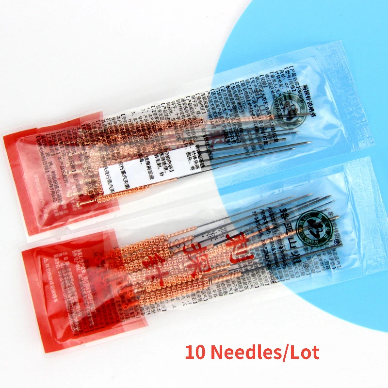 Dropshipping Fire Heating Tungsten Steel Alloy Acupuncture Needle 10PCS/Pack For Acupuncture Points Treatment Fire Needles Set