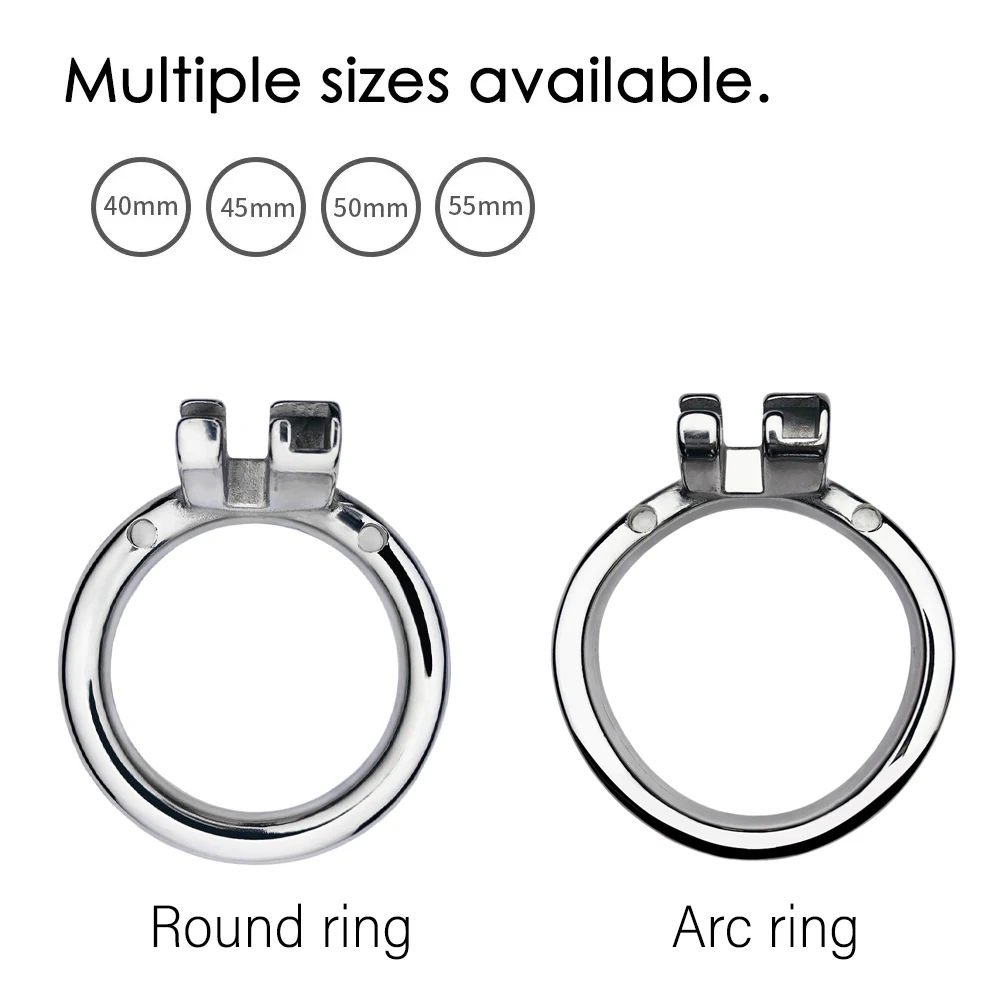 New Inverted Plugged Cylinder Chastity Cage With Dildo for Couple 콕링 Stainless Steel Cock Penis Rings 정조대 Adults Games Sex Toys