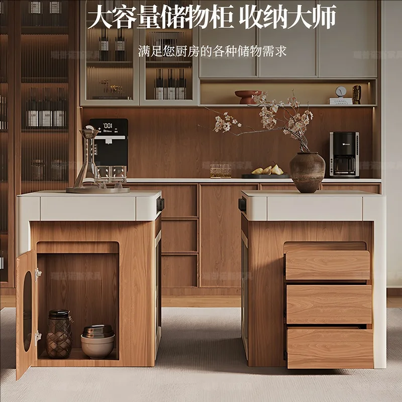 Integrated Telescopic Dining Tables Traditional-style Dining Tables Small-living-space Home Furniture Tavoli Da Pranzo ZY40CZ