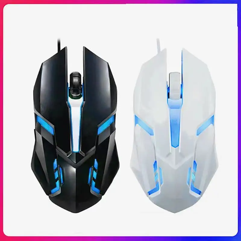 2021 Hot Sale Ergonomic RGB Wired Portable USB Gaming Optical Mouse for Desktop Computer Notebook Laptop