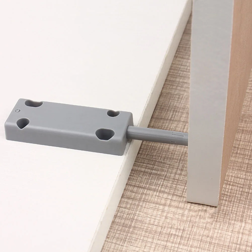 

2 set Press-Type Damper Light Grey Cabinet Rebounder Strong Magnetic Adsorption Silent Close For Closet Wardrobe Drawer