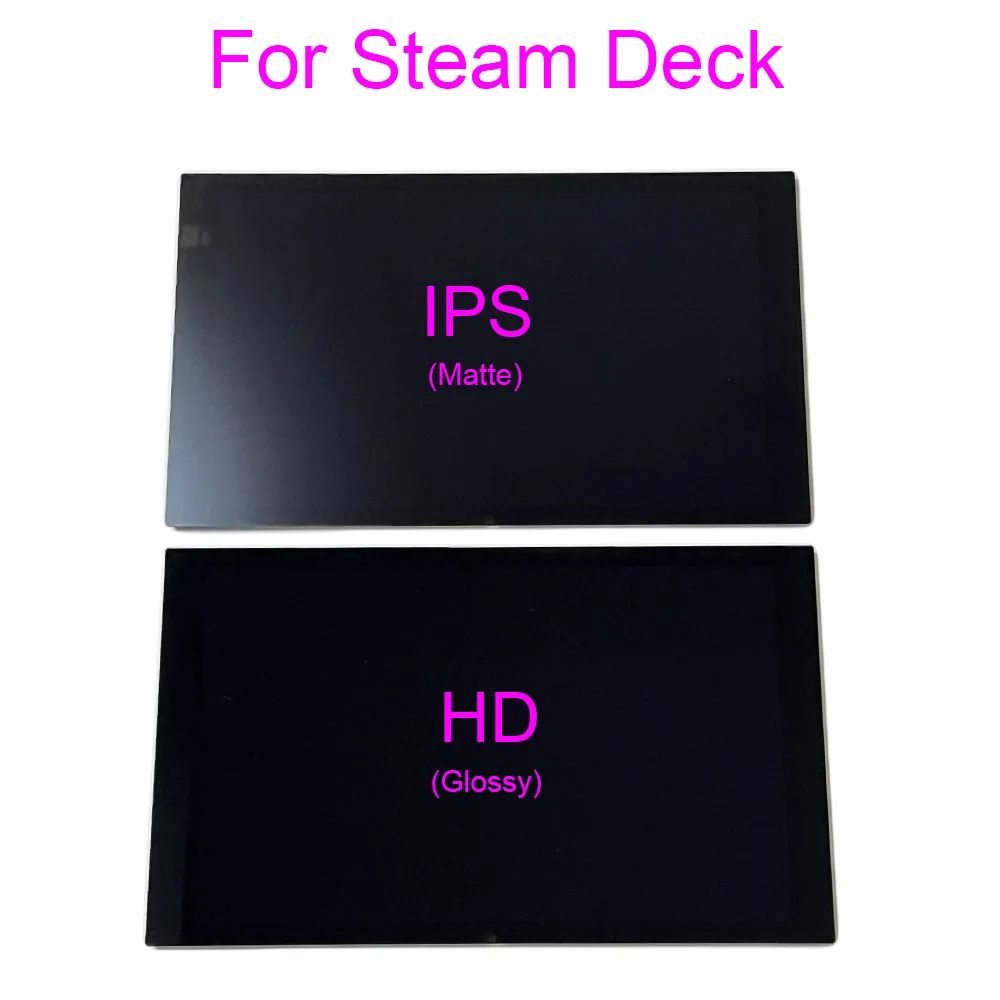 HD LCD Screen Assembly For Steam Deck Game Console 64G 128G 256G 512G 1TB Anti-Glare IPS LCD Display Screen With Touch Panel