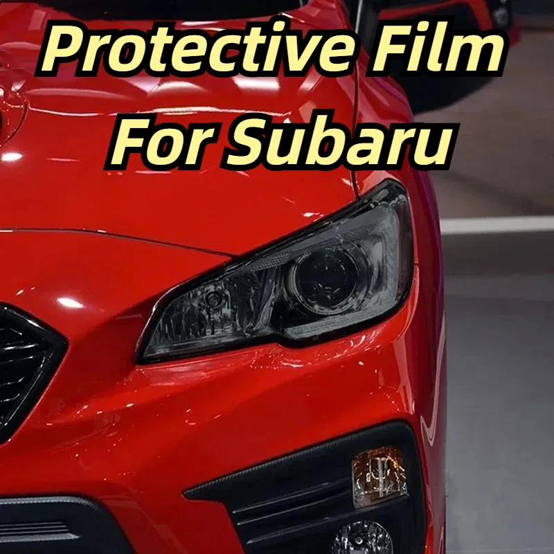 

Защитная пленка для автомобильных фар и задних фонарей для Subaru WRX 2015-2021 VA STI, передняя защита от царапин, черная прозрачная наклейка из ТПУ PPF