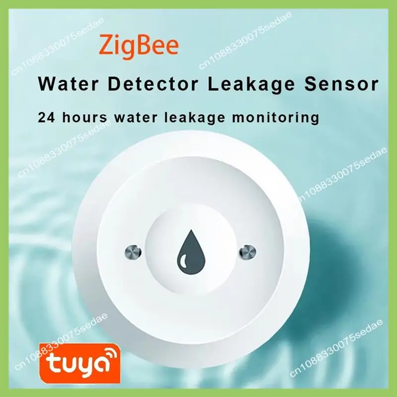 Y19A Overstromingslekdetector App Bewaking op afstand Zigbee Waterlekdetector met Zigbee Gateway