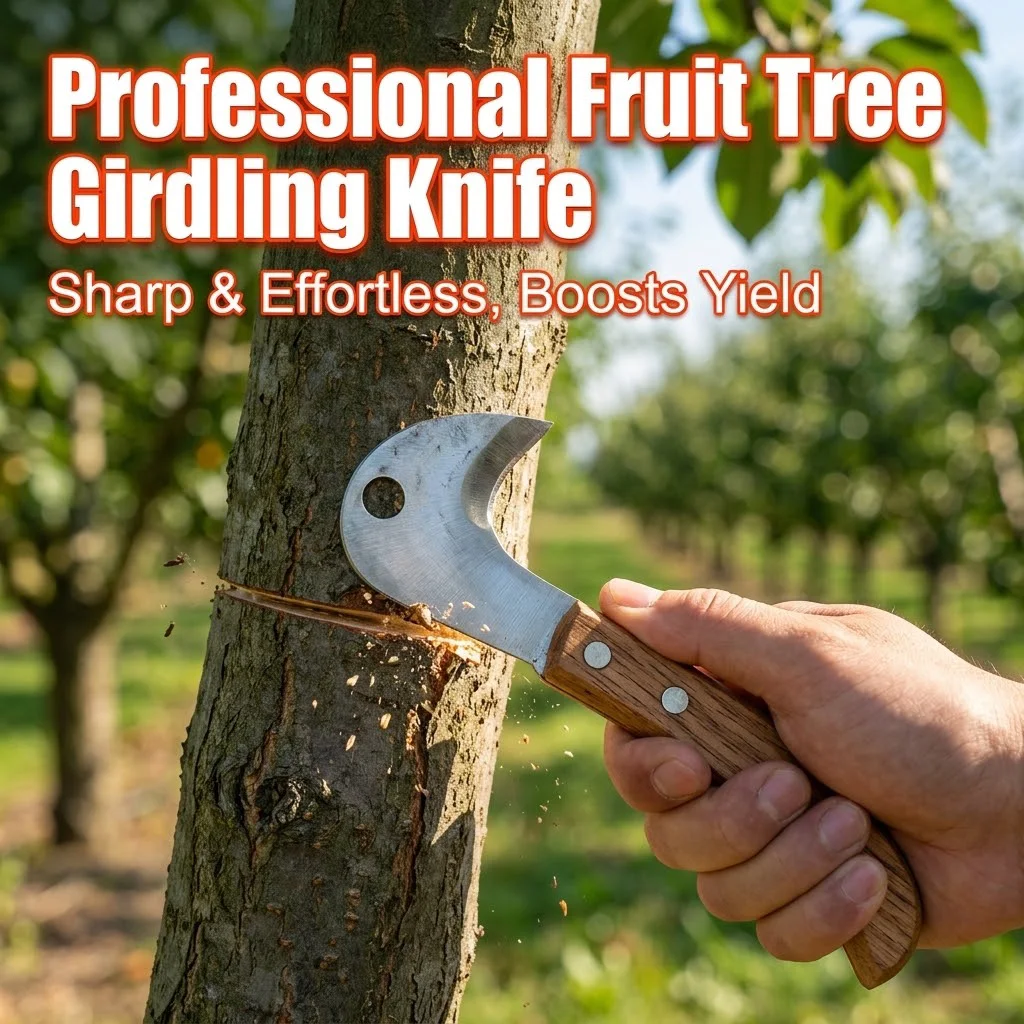 Lychee ring peeling cutter, grafting knife, fruit trees, grapes, citrus, apple trees, ring cutting knife, longan trees, ring pee