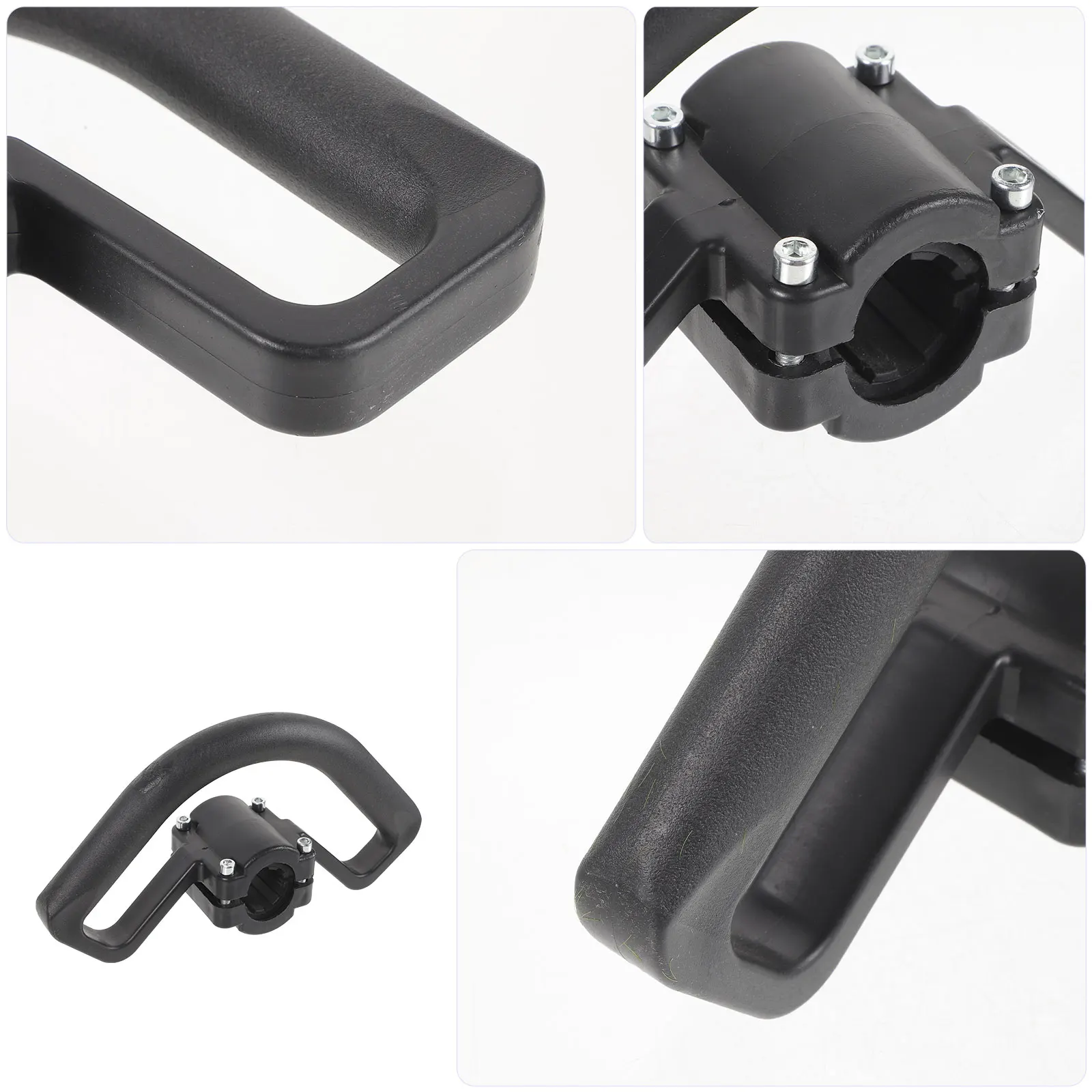 

Universal Lawn Mower Handle Black Grip Work Pole for Trimmer Brush Edger Durable Replacement Part Grass