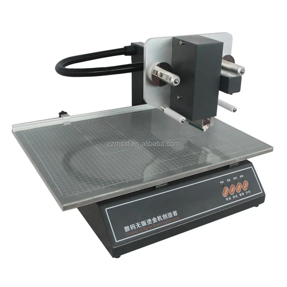 

Paper Logo Embossing Machine Pvc Card Pu Leather Hot Foil Stamping Bronzing Machine