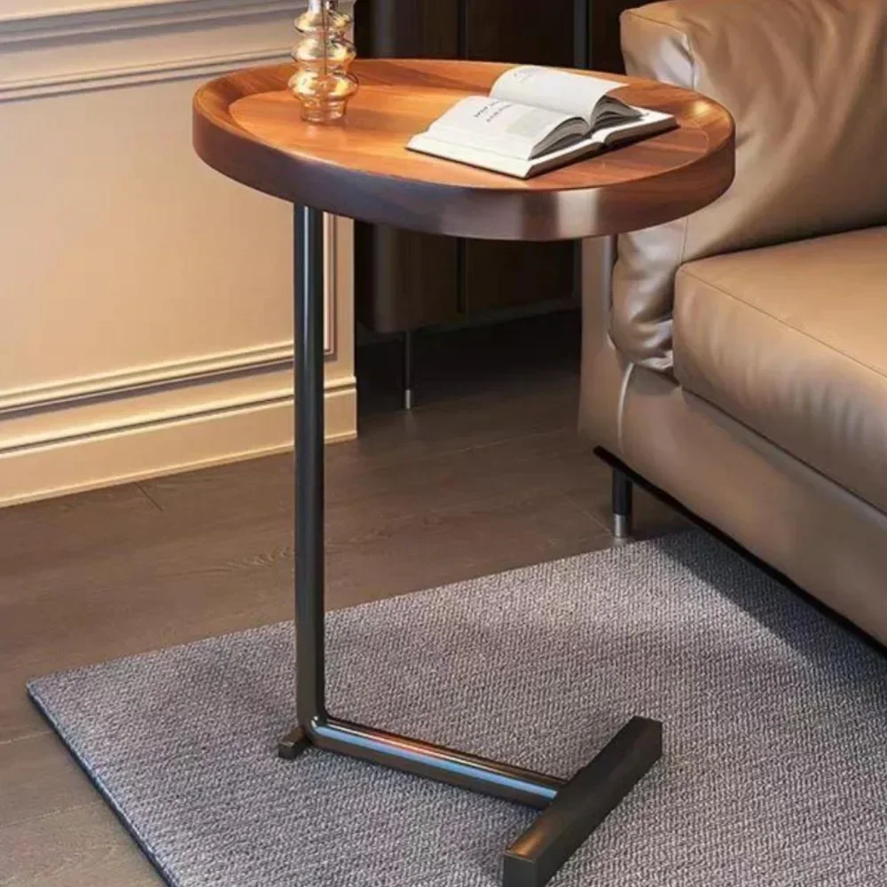 

Coffee Tea Table Side Table C-Shaped Sofa Simple Mobile Storage Desk Bedside Corner Small Sofa Sides Cabinet Family Tea Tables