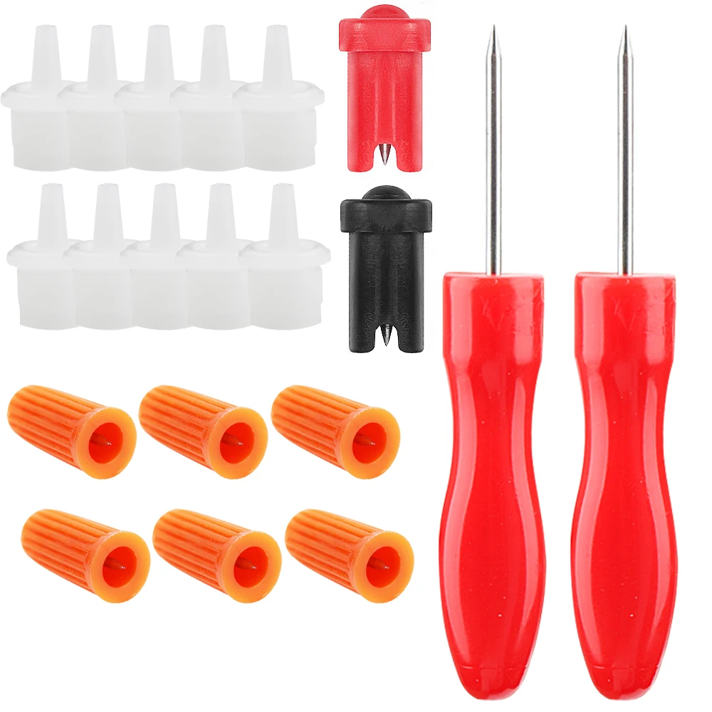 1/10 szt. Igła do blokowania butelek z klejem do rzęs, zamiennik główki do kleju do przedłużania rzęs z otwieraczem do butelek, zestaw narzędzi do makijażu