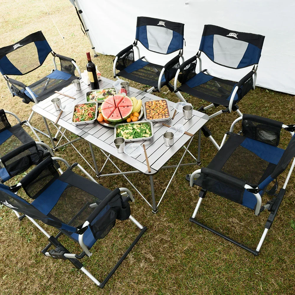 Wholesale Modern Aluminum Alloy Satchel Portable Folding Director Chair for Outdoor Fishing Beach Camping Equipment