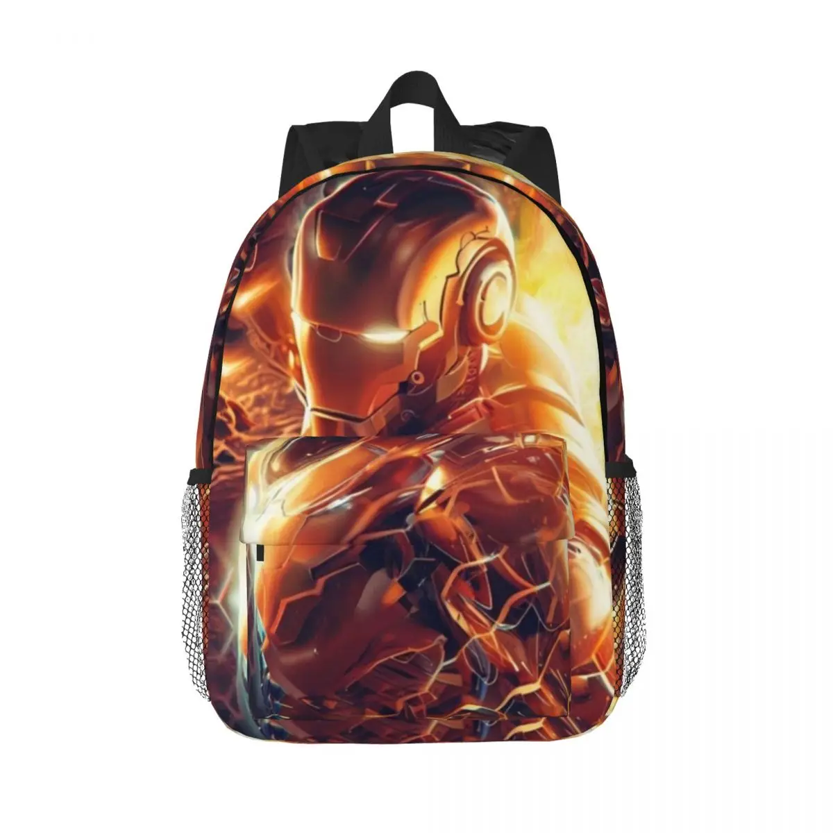 

Iron Man New Fashion High Capacity Waterproof College Backpack Trendy Laptop Travel Book Bag 15inch