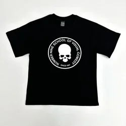 2024 New Men's Number 9 N9 Classic Skull T-shirt Hip Hop Skateboard Harajuku T-shirt Top
