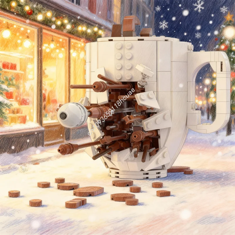 459pcs MOC MUG BULLET Model Building Blocks Assemble Construction Christmas Gifts DIY Toys Creative Idea Education Kids Brick
