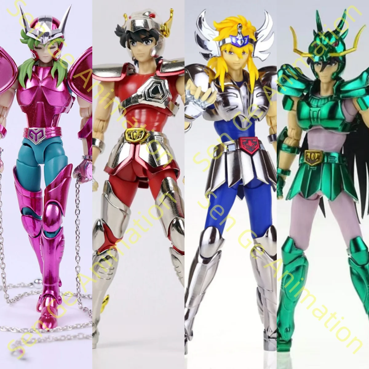 

【In Stock】Saint Seiya Myth Cloth EX Pegasus Dragon Shiryu Hyoga Cygnus V1 Caballeros Del Zodíaco Figura De Acción Modelo GT