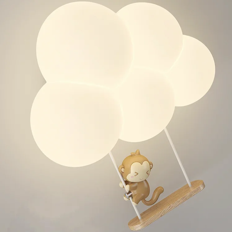 2026 JIANKEXING New Cloud Wall Lamps Cream Style Cartoon Bedroom Bedhead Eye Protection Study Children's Room Warm Lighting Fixt