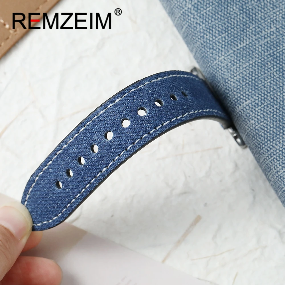 كاوبوي قماش حزام لساعة أبل 1-10 الترا SE 2 عادية المعصم الفرقة ل Iwatch 38 مللي متر 40 مللي متر 41 مللي متر 42 مللي متر 44 مللي متر 45 مللي متر 46 مللي متر 49 مللي متر