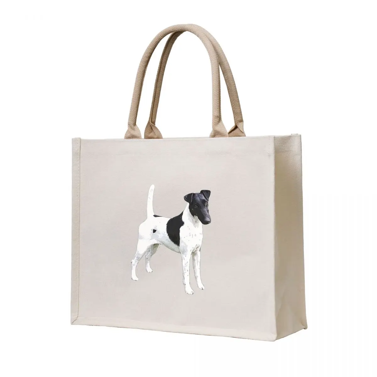 

Fox Terrier Smooth Tote Bag tote bags men Beach bag canvas tote bag cute pouch