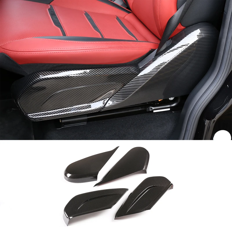 

ABS Carbon Fiber Car Front Seat Side Panel Cover Trim For Mercedes Benz G Class W463 2019-2025 Interior Accessories