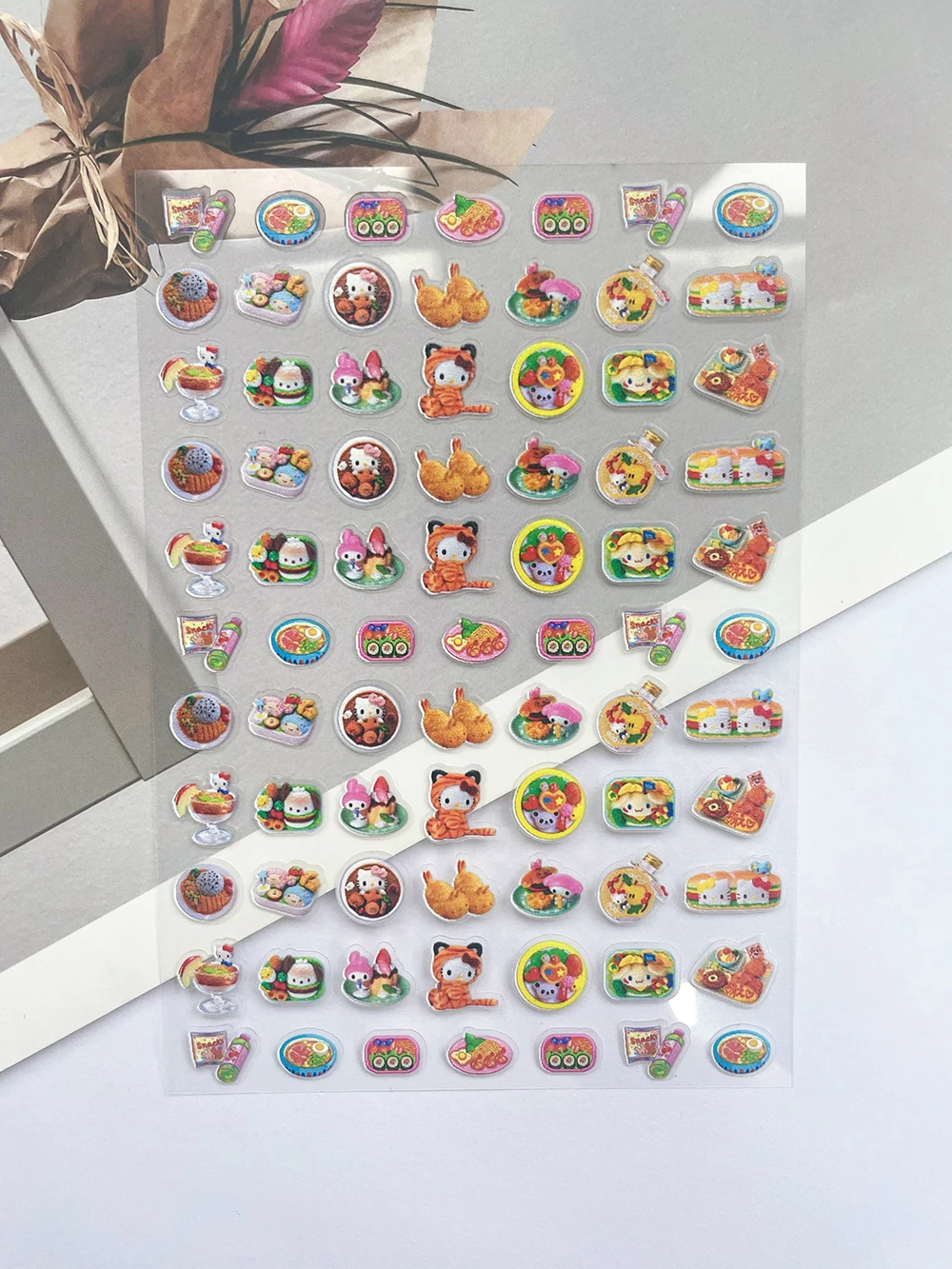 Mini Cute Sanrio Hellokitty Luggage Tags Stickers Nail Art Suitcase Scrapbook Handbook Mobile Phone Shell Waterproof Stickers