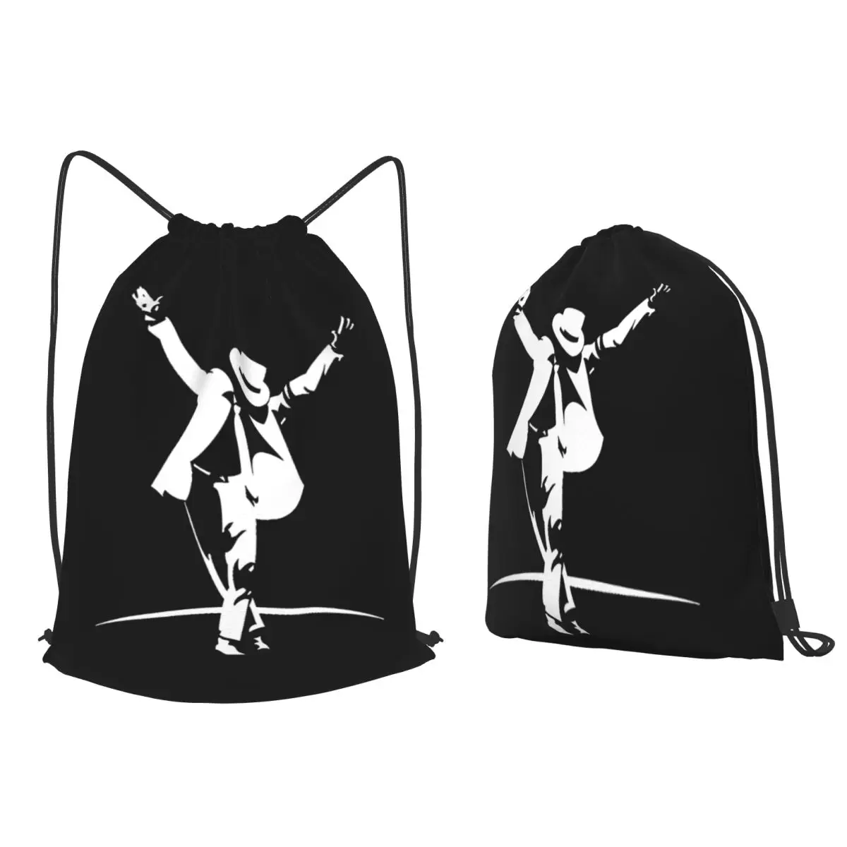 Michael Jackson Redeki Backpacks Portable Drawstring Bags Sports Bag Book Bags for Man Woman Students