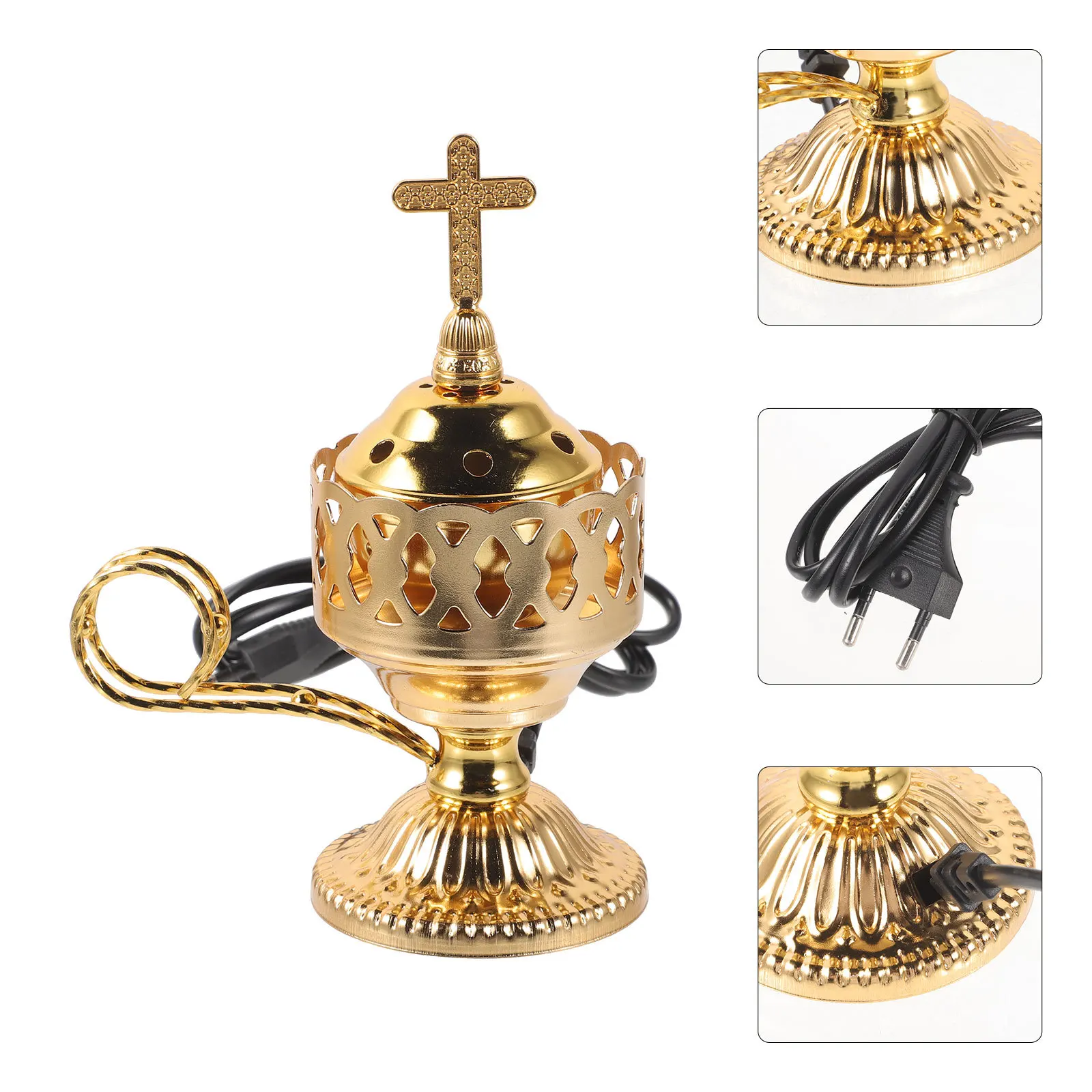 

Electric Incense Burner Eu Plug Simple Application Method Use Classical Home Furnishing Electric Incense Burner