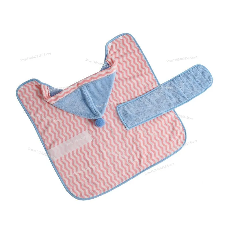 Pet Bath Towel Dog Water Absorption, Towel Thickened and Quick Drying, Cat and Puppy Bath Towel Coral Fleece