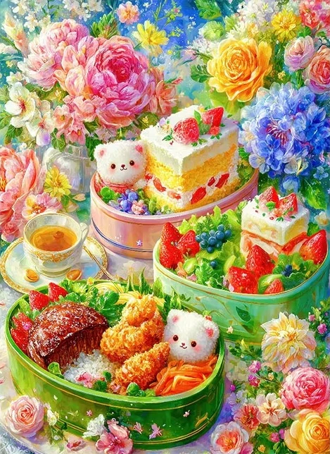 Delicious Food Jigsaw Puzzles 500/1000/1200/2000 PCS Modern Wall Decor for Living Room Or Kitchen Perfect Gift Frameless