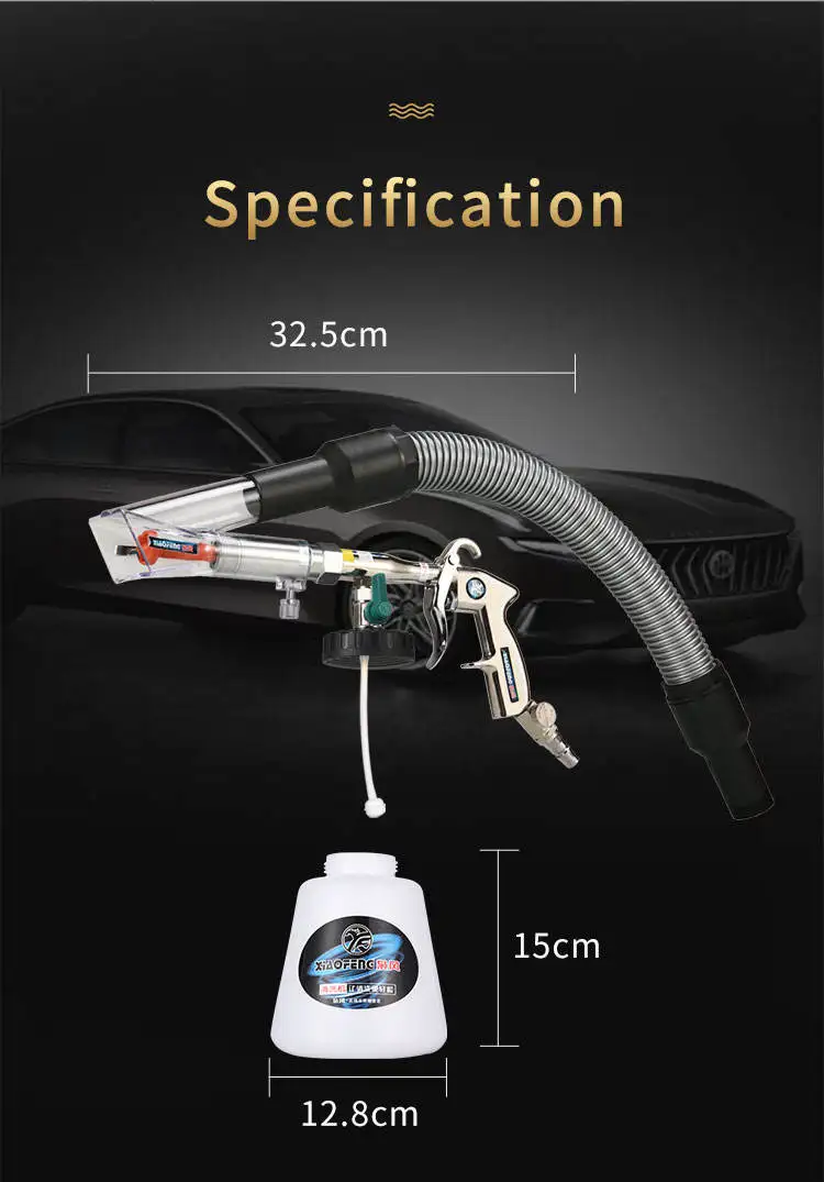 Factory Supply Multifunctional Tool Car Vacuum Sprinkler Machine Tornado Interior Cleaning Gun