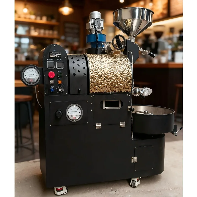 Airo Multi-Functional 1kg 2kg 3kg Coffee Bean Roasting Machine Small Commercial Coffee Roaster for Retail and Wholesale