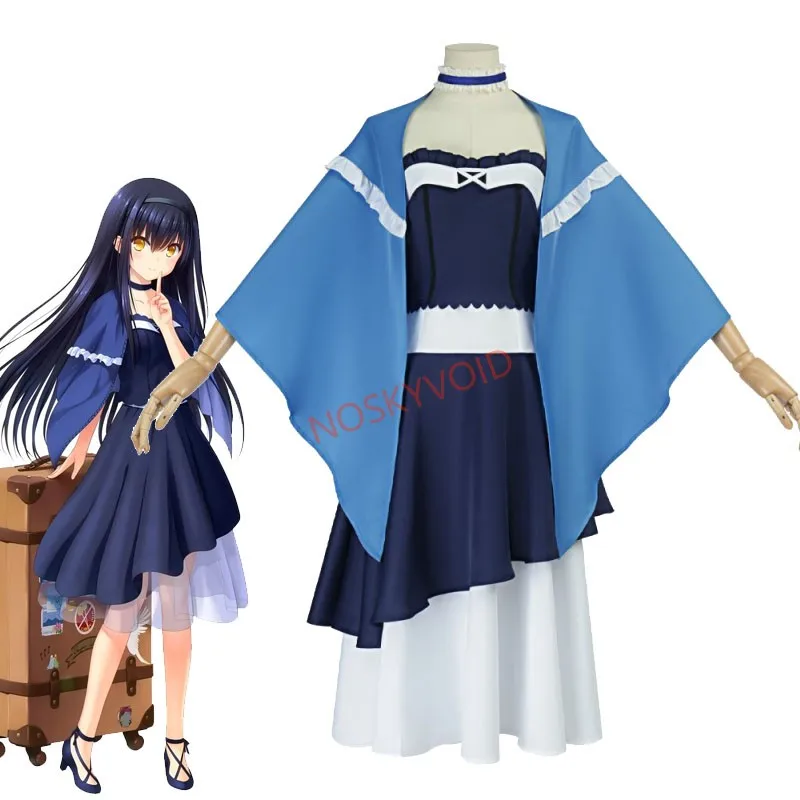 

Summer Pockets Kushima Kamome Cosplay Dresses Love Adventure Game Female Lead Anime Clothing Halloween Stage Costumes