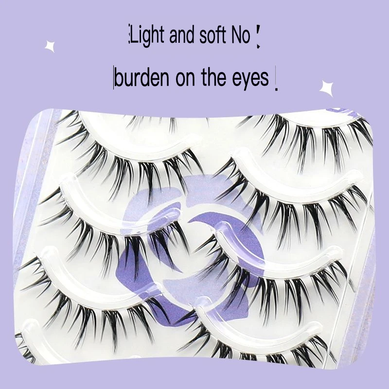 

Comic Fairy False Eyelashes Glue Style Super Soft Transparent Natural Look Ideal for Beginners