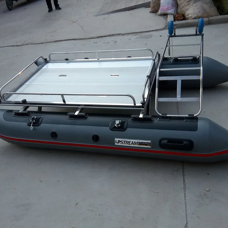 سطح السفينة الألومنيوم PVC عائم 1/2/4 قارب قابل للنفخ الطعم صغير يخت كاتاماران قارب الصيد