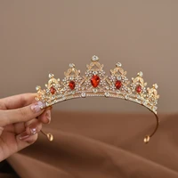 Children's Princess Crown Crystal Headband, Girls' Hair Accessory, High-End Elegance, Dance Performance, Birthday Gift Crown - Image 3
