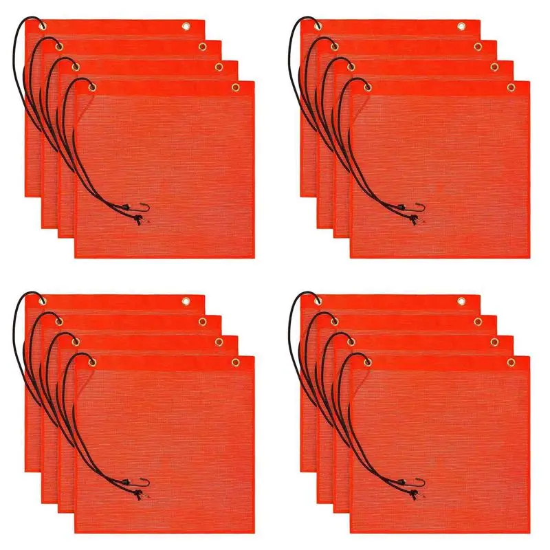 drapeaux-de-securite-en-maille-orange-18x18-pouces-16-pieces-drapeau-d'avertissement-drapeau-de-securite-avec-elastique-bonne-visibilite-resistant-aux-intemperies-avec-œillets-y41a