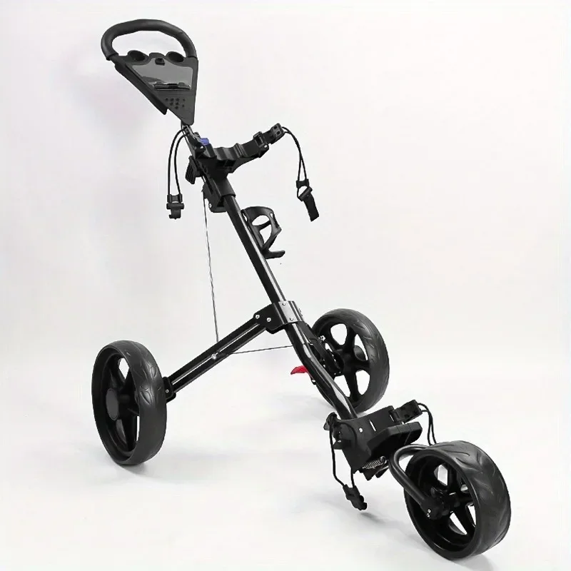 New 유틸리티골프채 Three-wheel Bag Hand Cart Multifuncional Folding Storage Golf Cart Golf Trolley 골프백 카트