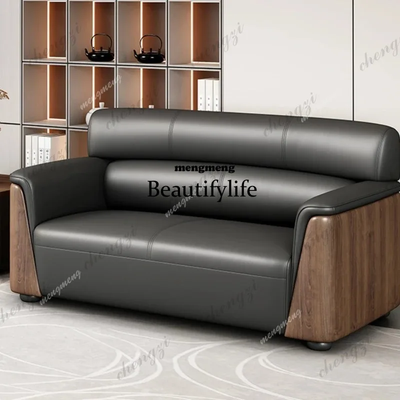 R134 Guest Negotiation Office Sofas Lounge Area Wood Coffee Office Sofas Interior Cosmetic Office Furniture Gado Mai Matasai