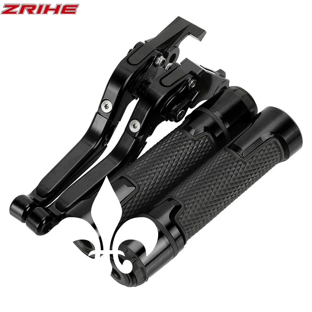 

Motorcycle Handle Grip Ends Adjustable Foldable Motor Brake Clutch Lever Part For GILERA Nexus250 2006-2008 2007 Accessories